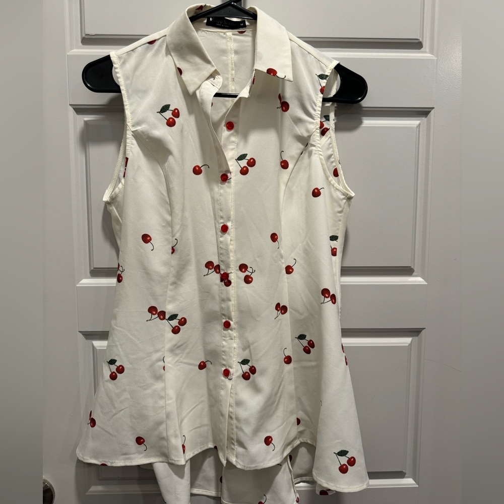 Cute cherry shirt